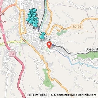 Mappa Via Giosuè Carducci, 87100 Cosenza CS, Italia (1.42167)