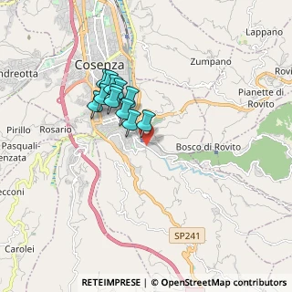 Mappa Via Lungo Crati Dante Alighieri, 87100 Cosenza CS, Italia (1.48917)
