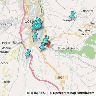 Mappa Via Lungo Crati Dante Alighieri, 87100 Cosenza CS, Italia (1.845)