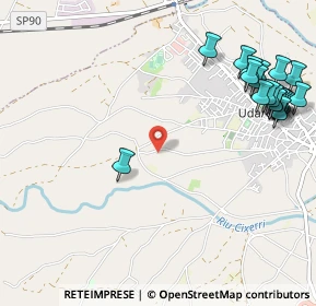 Mappa Via Isca Foras, 09010 Uta CA, Italia (1.5345)