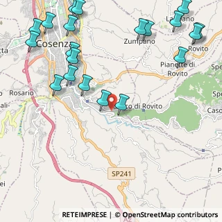Mappa Contrada Badessa di, 87100 Cosenza CS, Italia (3.259)