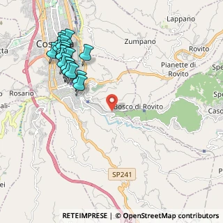 Mappa Contrada Badessa di, 87100 Cosenza CS, Italia (2.722)