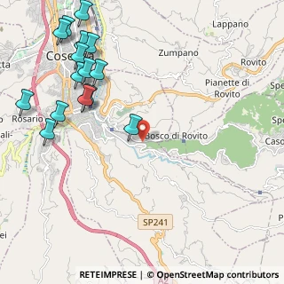 Mappa Contrada Badessa di, 87100 Cosenza CS, Italia (3.076)