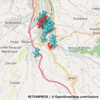 Mappa Via Porta Piana, 87100 Cosenza CS, Italia (1.89368)