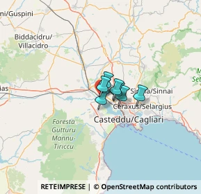 Mappa Via Ignazio Coghe, 09032 Assemini CA, Italia (27.547)