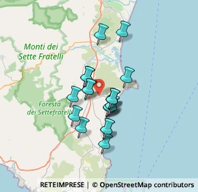 Mappa Località Monte Crobus, 09040 Castiadas CA, Italia (5.2435)