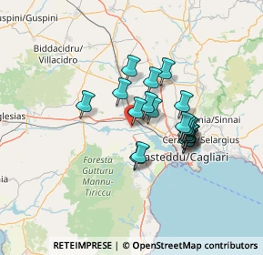 Mappa Via Veneto, 09010 Uta CA, Italia (11.3375)