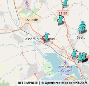 Mappa Via S. Satta, 09032 Assemini CA, Italia (6.773)