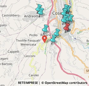 Mappa Via Nazionale, 87030 Vadue CS, Italia (2.33077)