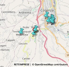 Mappa Via Nazionale, 87030 Vadue CS, Italia (1.67364)