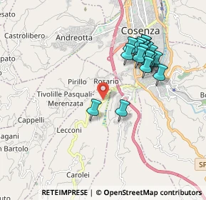 Mappa Via Nazionale, 87030 Vadue CS, Italia (2.001)