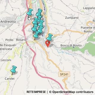 Mappa Via Antonio Siniscalchi, 87100 Cosenza CS, Italia (2.29462)