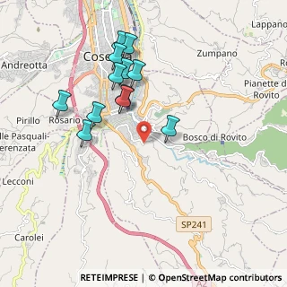Mappa Via Antonio Siniscalchi, 87100 Cosenza CS, Italia (2.02167)
