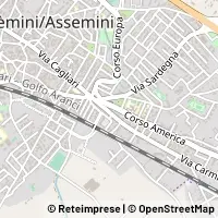 Mapa Assemini