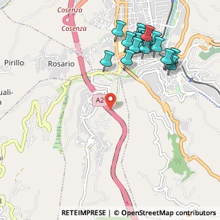 Mappa Viadotto Molino Irto, 87100 Cosenza CS, Italia (1.3475)