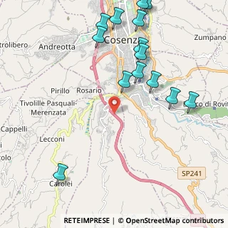 Mappa Viadotto Molino Irto, 87100 Cosenza CS, Italia (2.82571)