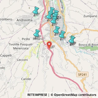Mappa Viadotto Molino Irto, 87100 Cosenza CS, Italia (2.31545)