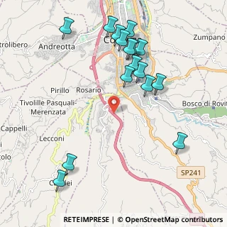 Mappa Viadotto Molino Irto, 87100 Cosenza CS, Italia (2.51688)