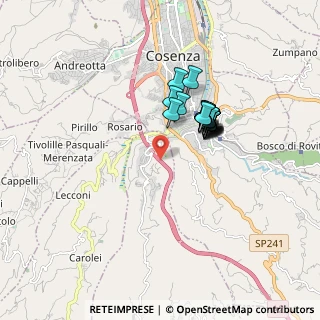 Mappa Viadotto Molino Irto, 87100 Cosenza CS, Italia (1.439)