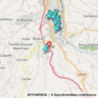 Mappa Viadotto Molino Irto, 87100 Cosenza CS, Italia (2.25083)