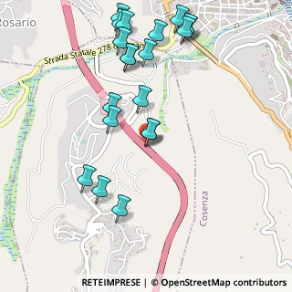 Mappa Viadotto Molino Irto, 87100 Cosenza CS, Italia (0.6345)