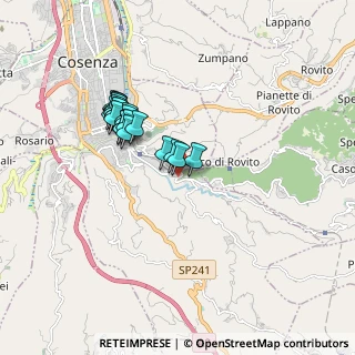 Mappa Piazza Maestri del Lavoro, 87100 Cosenza CS, Italia (1.6655)