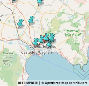 Mappa Localita' Lottizzazione Bacumana, 09040 Settimo San Pietro CA, Italia (16.07385)