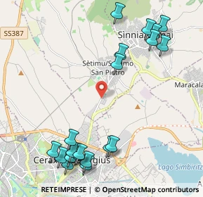 Mappa Località, 09040 Settimo San Pietro CA, Italia (2.918)
