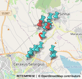 Mappa Localita' Zona Industriale, 09040 Settimo San Pietro CA, Italia (1.636)