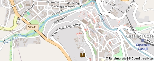 Mappa Cosenza