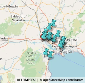 Mappa Via Sa Mura, 09010 Uta CA, Italia (9.3135)