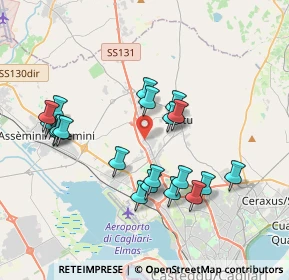 Mappa SS Ex 131 km 9, 09028 Sestu CA, Italia (3.9885)