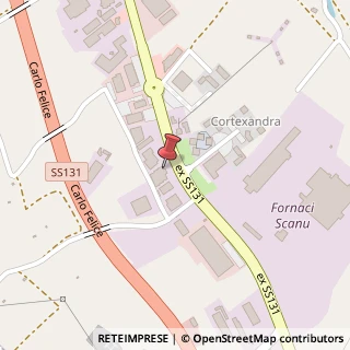 Mappa Strada Statale Ex 131, Km 9, 09028 Sestu, Cagliari (Sardegna)