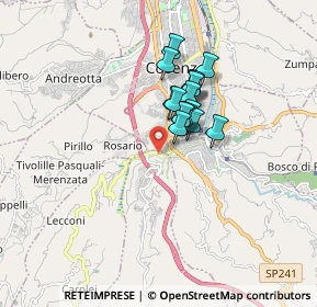 Mappa Via R.Montagna, 87100 Cosenza CS, Italia (1.225)