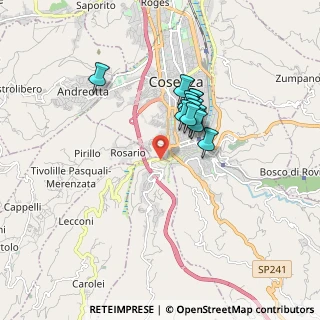 Mappa Via R.Montagna, 87100 Cosenza CS, Italia (1.35)