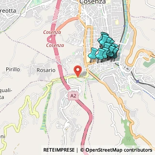 Mappa Via R.Montagna, 87100 Cosenza CS, Italia (1.0355)