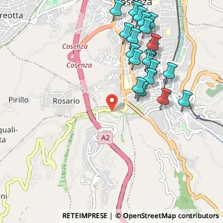 Mappa Via R.Montagna, 87100 Cosenza CS, Italia (1.32)