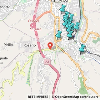 Mappa Via R.Montagna, 87100 Cosenza CS, Italia (1.268)