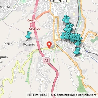 Mappa Via R.Montagna, 87100 Cosenza CS, Italia (1.162)