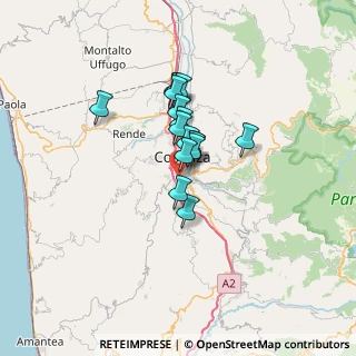 Mappa Via R.Montagna, 87100 Cosenza CS, Italia (4.70625)