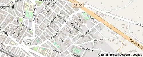 Mappa Assemini