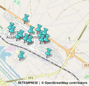 Mappa Via Trentino, 09032 Assemini CA, Italia (0.89375)