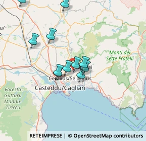 Mappa 09040 Settimo San Pietro CA, Italia (13.22636)