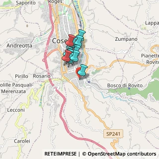 Mappa Corso Telesio, 87100 Cosenza CS, Italia (1.29091)