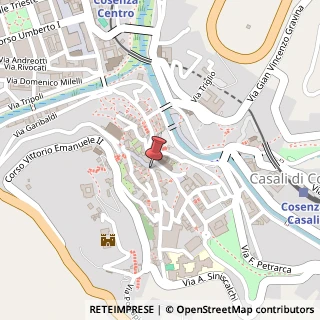 Mappa Via Padolisi,  30, 87100 Cosenza, Cosenza (Calabria)