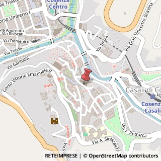 Mappa Corso Bernardino Telesio, 59, 87100 Cosenza, Cosenza (Calabria)