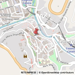 Mappa Corso telesio bernardino, 87100 Cosenza, Cosenza (Calabria)