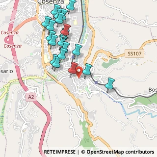 Mappa Corso Telesio, 87100 Cosenza CS, Italia (1.175)