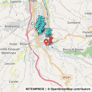 Mappa Via del Seggio, 87100 Cosenza CS, Italia (1.534)