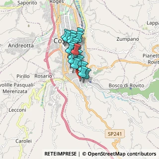 Mappa Via del Seggio, 87100 Cosenza CS, Italia (1.2565)